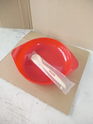 Plato y cuchara Milupa años 80