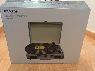 Tocadiscos Maleta Prixton VC400 Gris