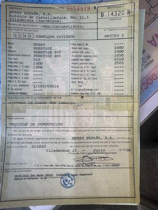 Caravana Hobby Prestige