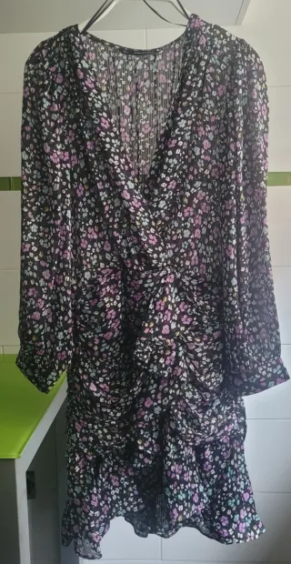 Vestido Sfera Talla L Estampado Floral
