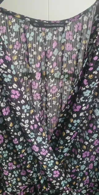 Vestido Sfera Talla L Estampado Floral