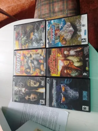 Lote Videojuegos PC: StarCraft, Torrente, Apache