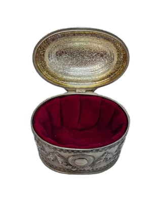 Caja joyero antigua estilo victoriano