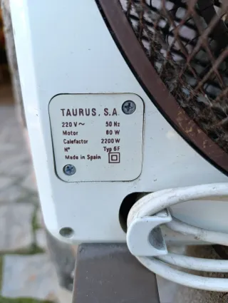 Ventilador Taurus Tropicano 6F