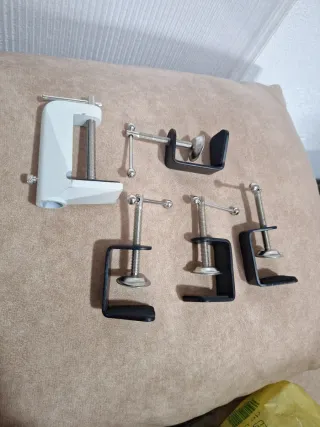 Lote de 5 abrazaderas metálicas