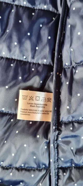 Giacca imbottita leggera blu