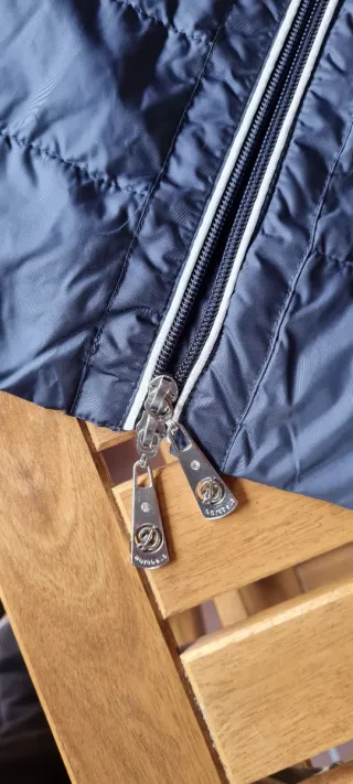 Giacca imbottita leggera blu