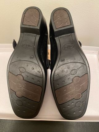 Zapatos TRIMAS Cuero Negro Talla 38 pies delicados