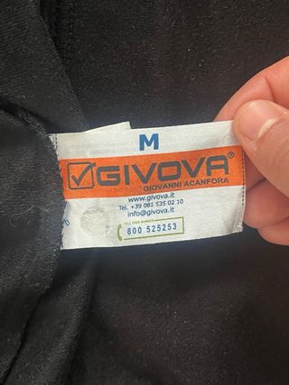 Tuta Givova nera e fucsia