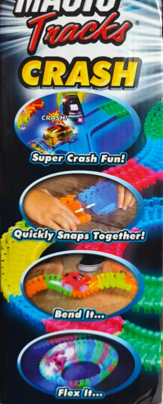 Magic Tracks Crash Circuito Coches Fluorescente
