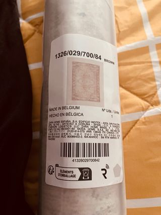 Alfombra estilo vintage beige y marrón