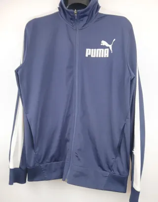 Chaqueta Puma Retro Azul y Blanco Talla M