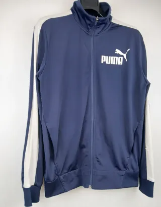Chaqueta Puma Retro Azul y Blanco Talla M