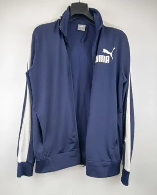 Chaqueta Puma Retro Azul y Blanco Talla M