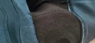 Leggins efecto vaquero azul