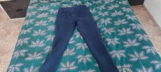 Leggins efecto vaquero azul