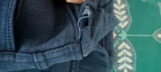 Leggins efecto vaquero azul