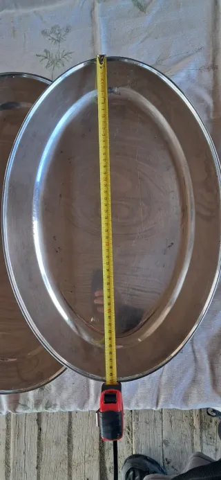 Bandeja Acero Inoxidable Ovalada