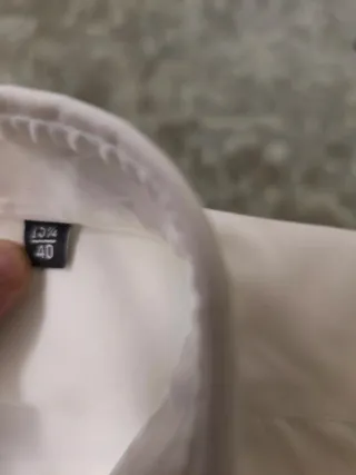 Camicia bianca Xacus uomo sfiancata