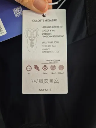 Culotte Gsport Negro Invierno