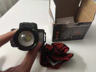 Luz Frontal LED Recargable y Sleeping Bag Liner