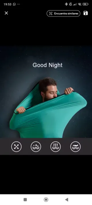 Luz Frontal LED Recargable y Sleeping Bag Liner