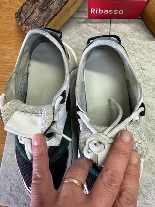 Sneakers uomo nere, verdi, argento, bianche