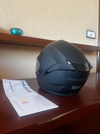Casco 130R Kashima Mate Negro + Pinlock 70