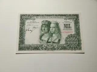 1000 pesetas Reyes Católicos 1957