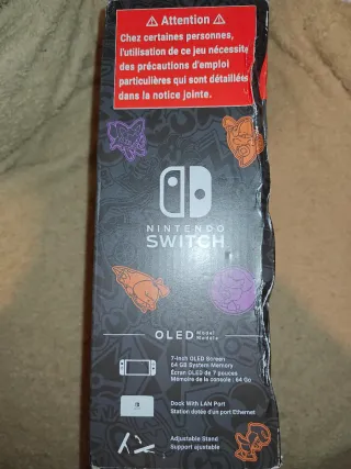 Caja Nintendo Switch OLED Edición Pokémon
