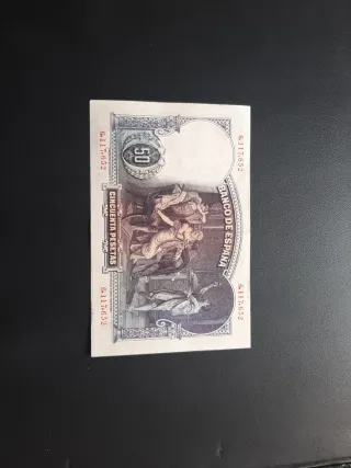 Billete 50 Pesetas 1931
