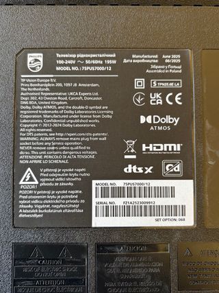 TELIVISIONES  PHILIPS Y SAMSUNG  75 PULGADAS