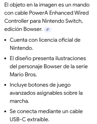 Mando PowerA Enhanced Wired Switch Bowser
