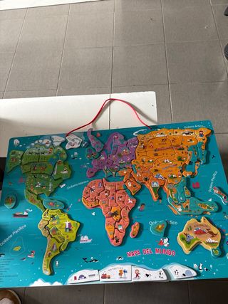 Mapa del Mundo Magnético Educativo