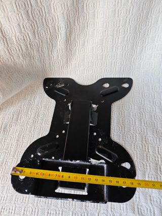 Soporte pared TV brazo inclinable giratorio negro