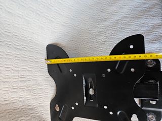 Soporte pared TV brazo inclinable giratorio negro