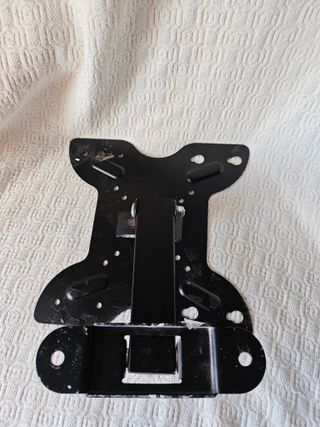 Soporte pared TV brazo inclinable giratorio negro