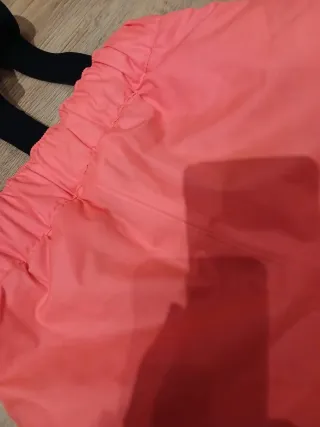 Pantaloni sci rosa con cappello