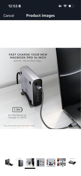 SATECHI 200W GAN USB C Charger with 6 USB C Ports