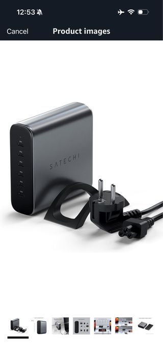SATECHI 200W GAN USB C Charger with 6 USB C Ports