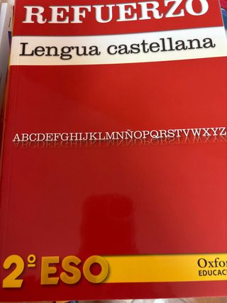 Lengua castellana, 2o ESO refuerzo