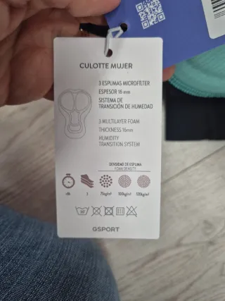 Culotte Gsport Pro Team Mujer Invierno