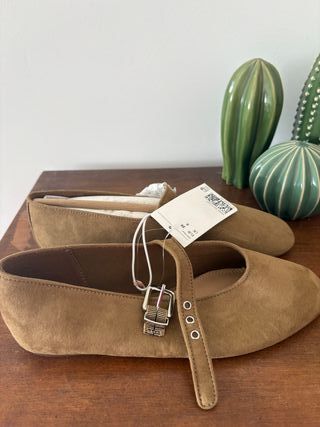 Bailarinas H&M Talla 39 Marrón