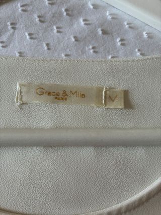 Blusa Grace & Mila Piñas Talla M