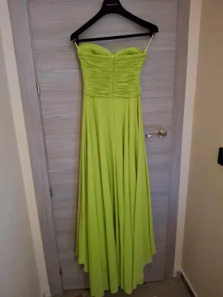 Vestido largo Pronovias verde