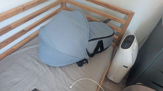 Capazo Yoyo Babyzen Stokke azul cielo funda lluvia