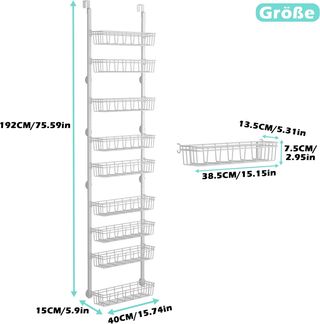 Organizador Puerta UMDONX 9 Estantes