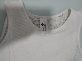 Vestido niña encaje blanco