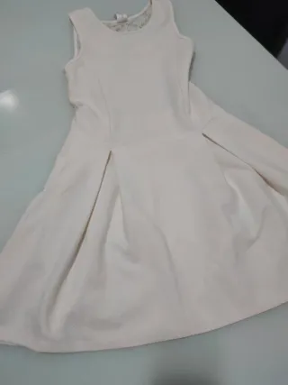 Vestido niña encaje blanco