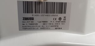 Lavadora zanussi 5kg